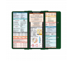 WhiteCoat Clipboard® Trifold - Green Medical Edition